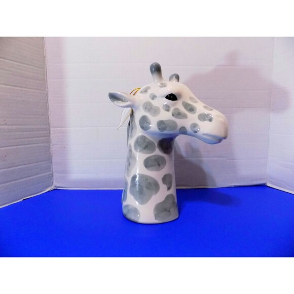 New Ceramic Giraffe Figurine Piggy Bank By Lila & Jack New York - Picture 3 of 7